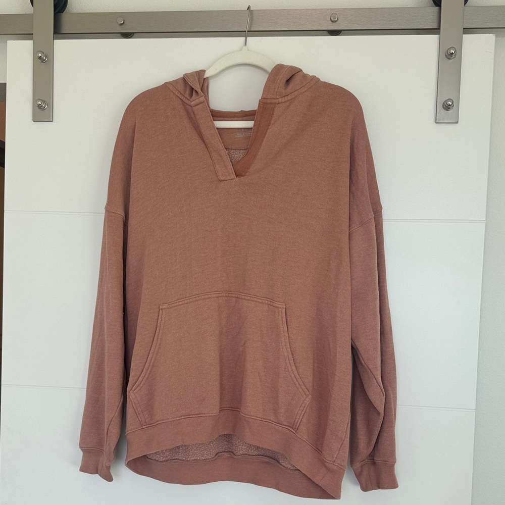 aerie Dusty Rose Hooded Sweatshirt